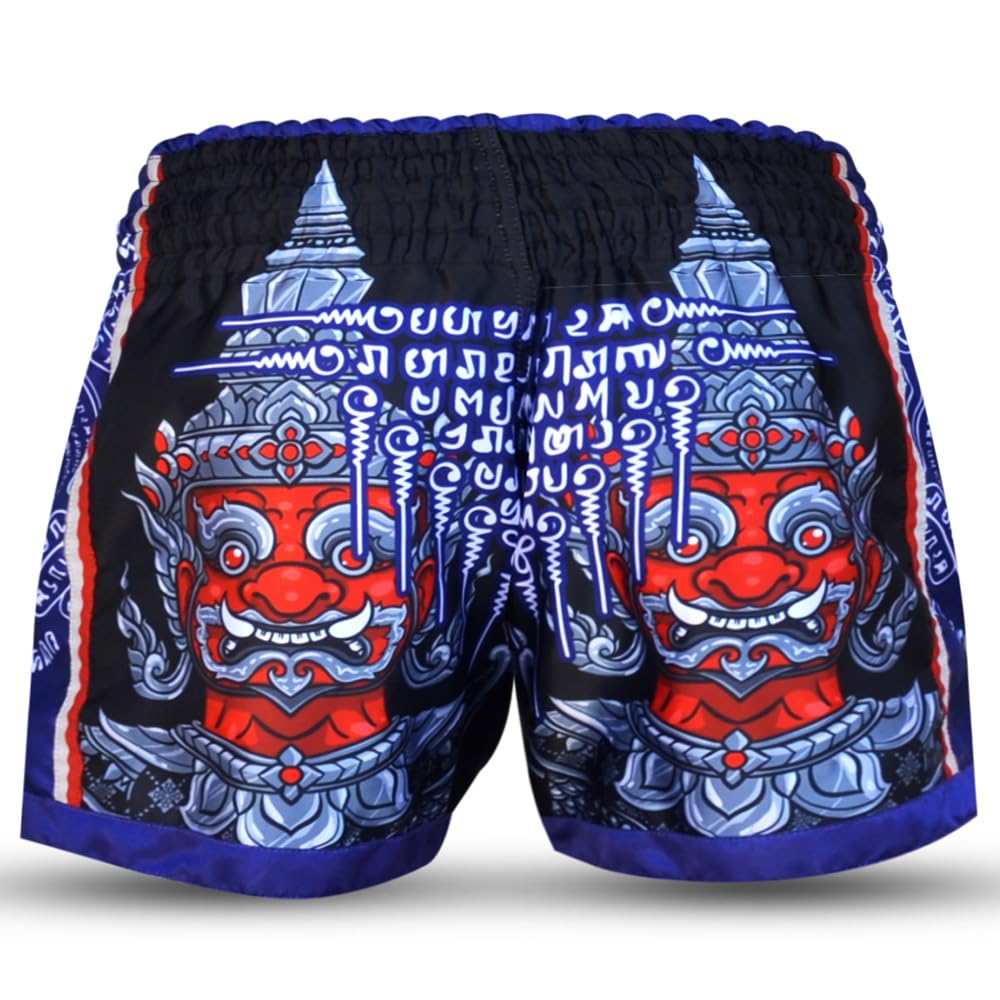 Buddha Fight Wear Pantalon rétro Premium Fantasy. Spécialement conçu pour l'entraînement et la compétition de kick boxing, Muay Thai, K1, boxe