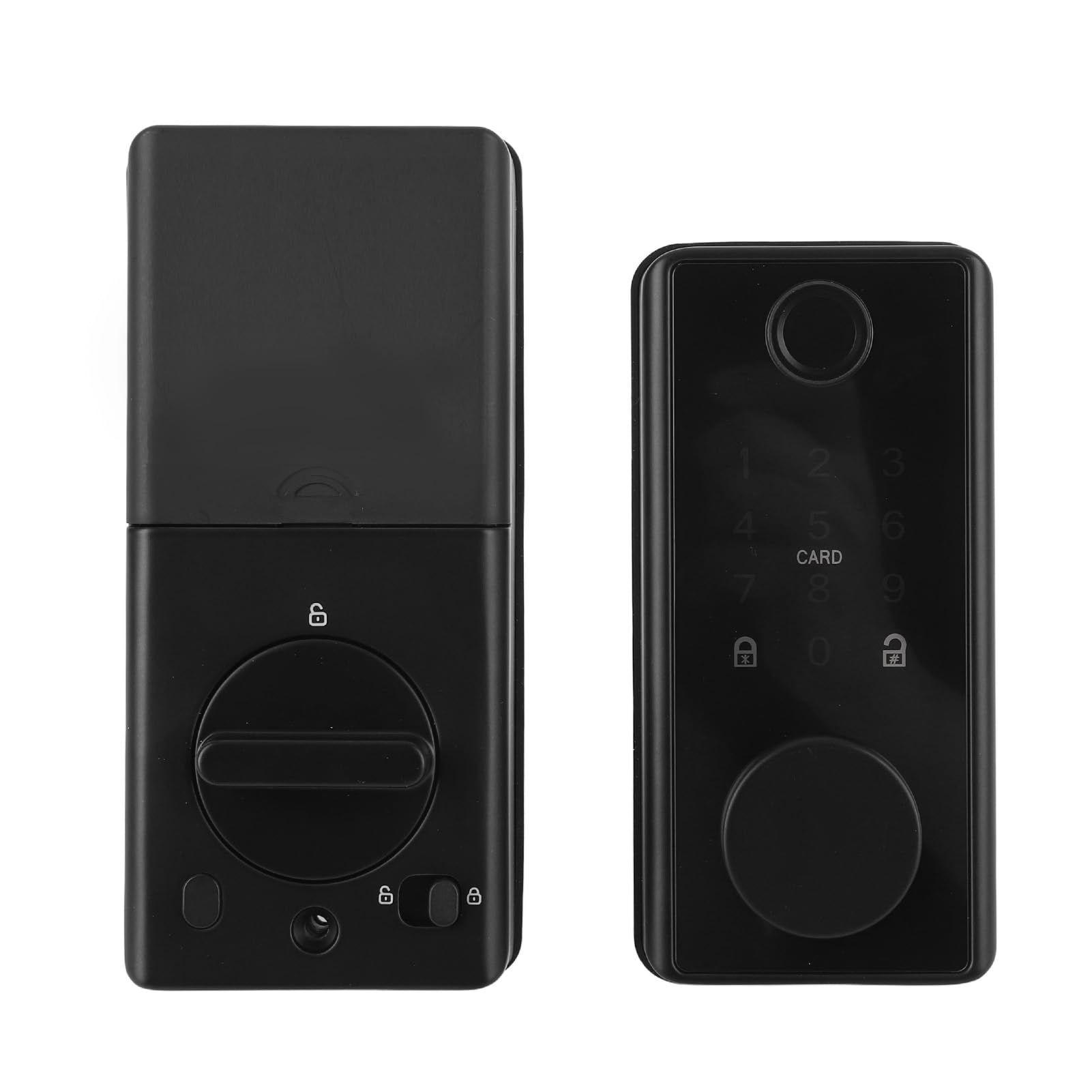 Serrure de porte intelligente à empreintes digitales pour porte en bois de 35 à 60mm