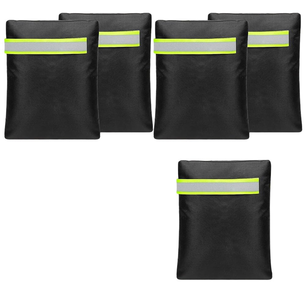 Ehwisbe Insulation Spigot Cover For Outdoor Faucets, 5 Pack 21X15cm Waterproof Design With Reflective Strips For Winter Protection