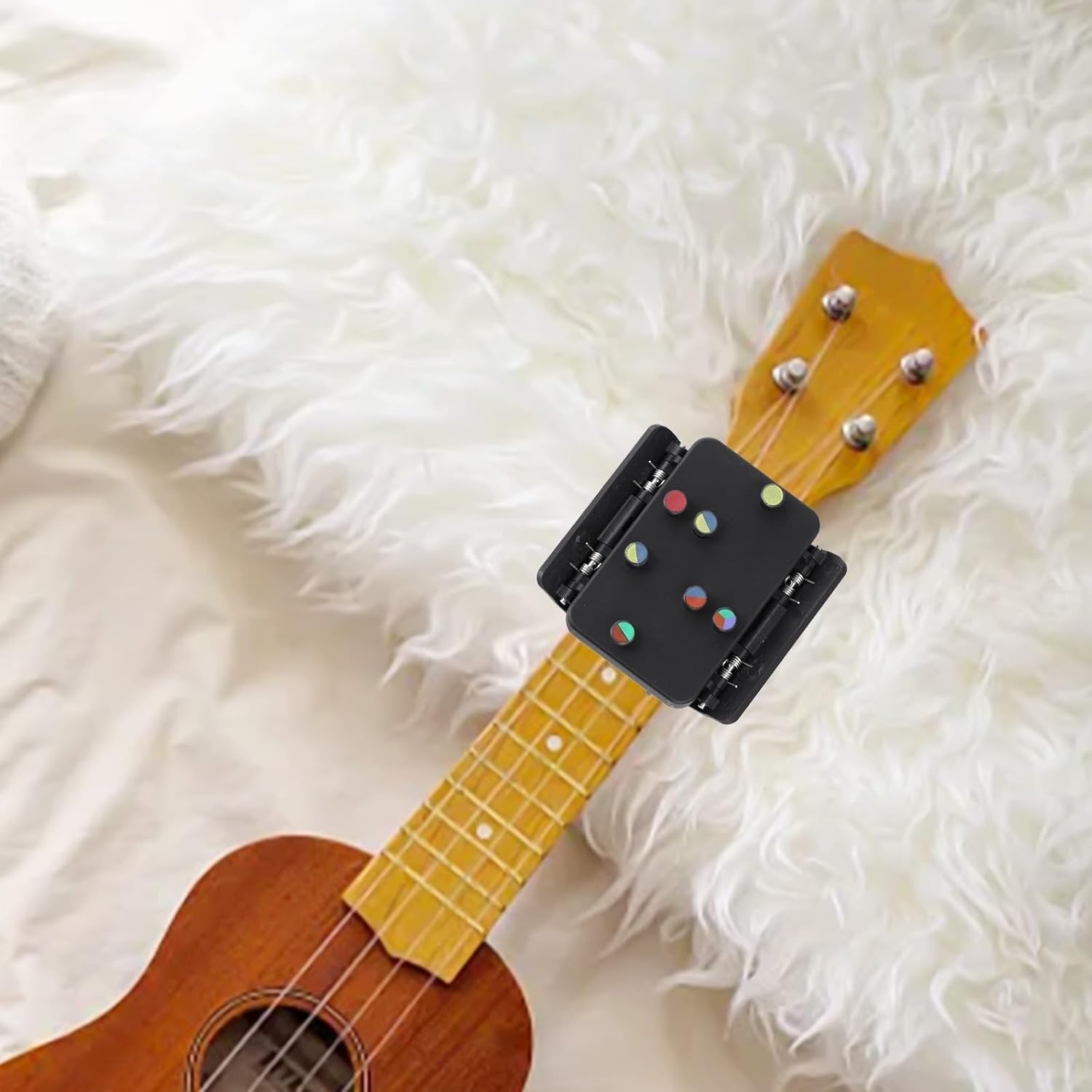 Zoegneer Ukulele Chord Presser Practice Tool for Beginners with Finger Protection and Portable ABS Design Enhancing Chord Learning for Extended Music and Travel Use Acros image 4