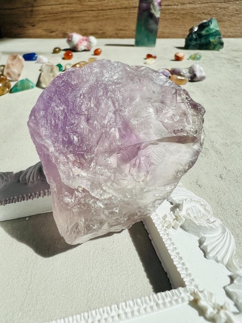 ピンクアメジスト 原石 B17 C ピンクアメジスト 原石 早い者勝ち特価