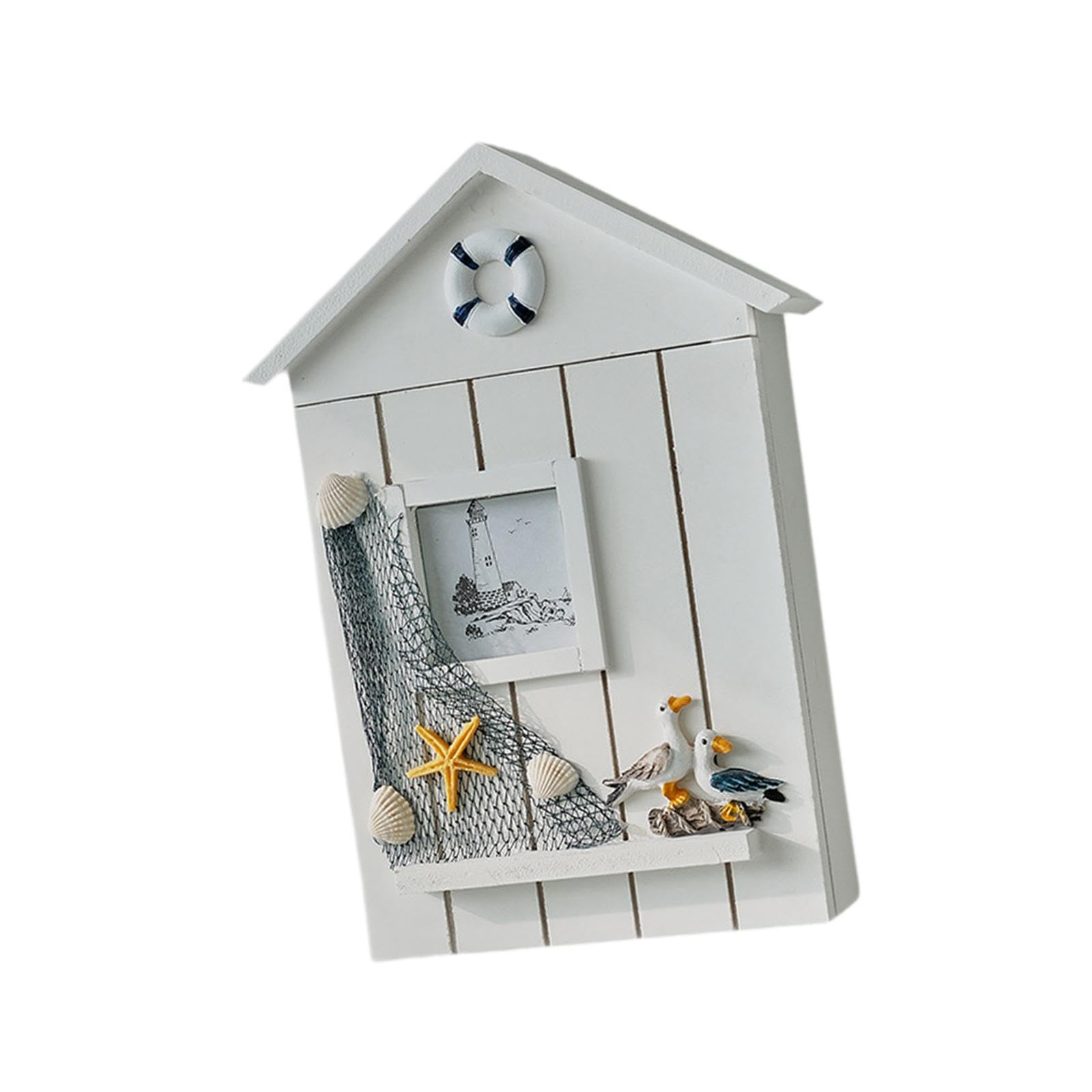 Mediterranean Style Key Cabinet Versatile for Living Rooms Apartment Doorway Seagull Pattern|Home & Garden| Home D?cor| Key & Letter Holders-image-37