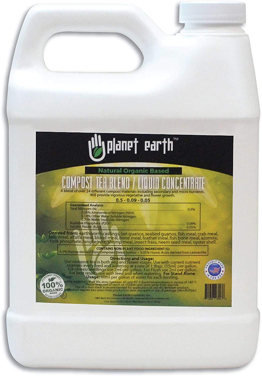 Amazon.com : Planet Earth Natural Organic Based Compost Tea. The
