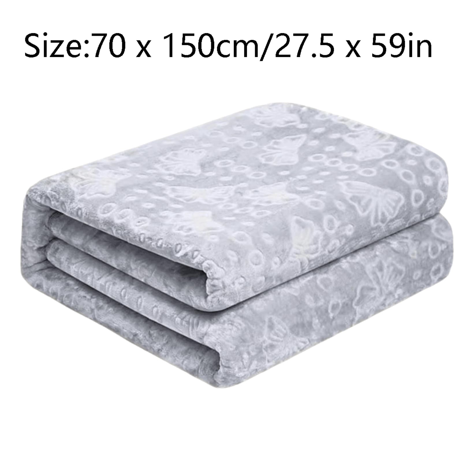 PEKJI Polyester Heated Throw Modern Single Heated Electric Underblanket Portable Heating Blanket Throw 4 Temperature Levels