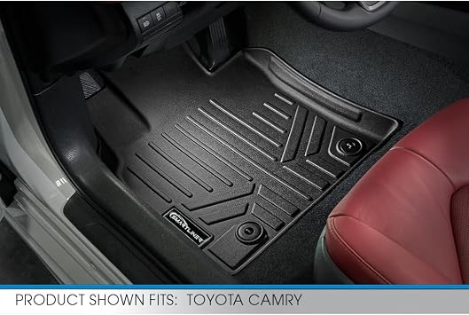 SMARTLINER Custom Fit Floor Liners - All Weather Floor Liners - 2nd Row Liner Only - Fits 2018-2024 Toyota Camry