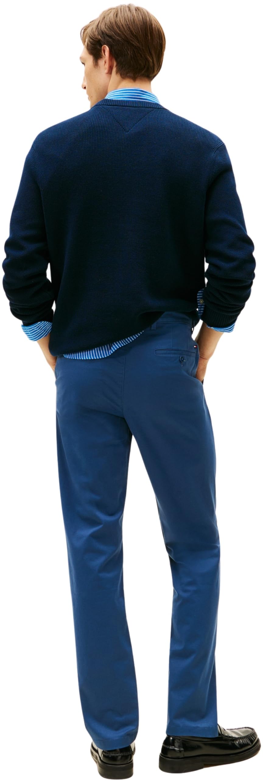 Tommy Hilfiger Uomo Pantaloni Chino Core Denton Essential Twill Straight Fit