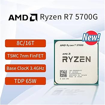 CPU CPU AMD Ryzen 7 5700G Amazon.in: Buy AMD Ryzen™ 7 5700G Desktop Processor (8-core/16