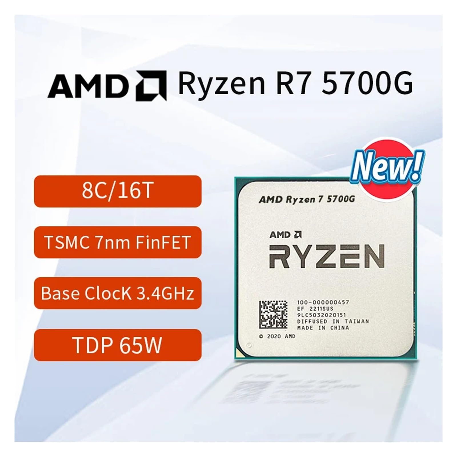 CPU AMD Ryzen 7 5700G CPU Amazon.in: Buy AMD Ryzen™ 7 5700G Desktop Processor (8-core/16
