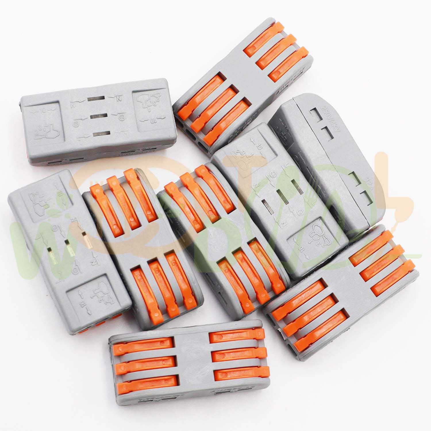 Quick Wire Connectors - 3 to 3 Splicing -8