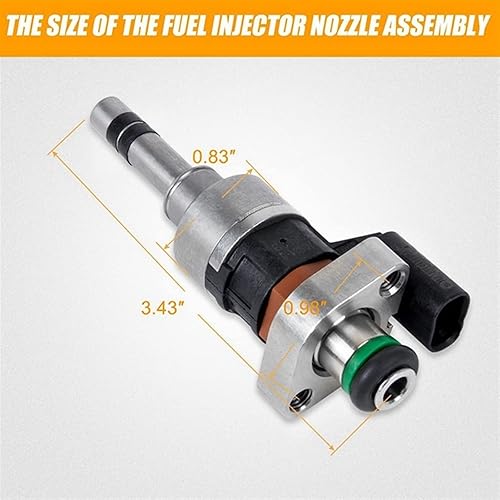 Miniatura 3 de 6PCS 55577403 Fuel Injectors Compatible With Chevrolet Cruze Equinox GMC Terrain Buick Encore 2016-2019 Nozzle Car Engine Parts