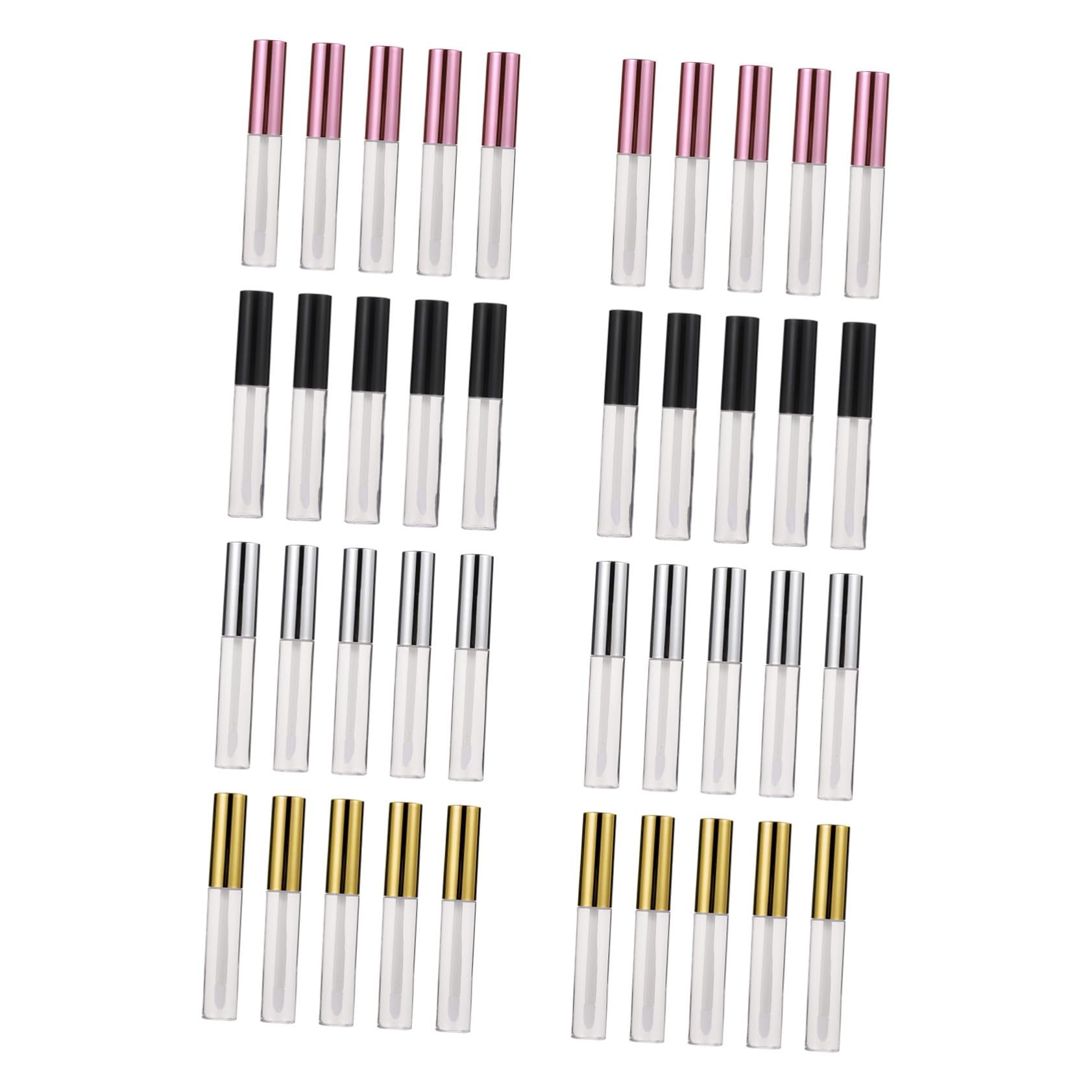 Tubes de Gloss à Lèvres 10ml, Abs, Lot de 40 Pièces