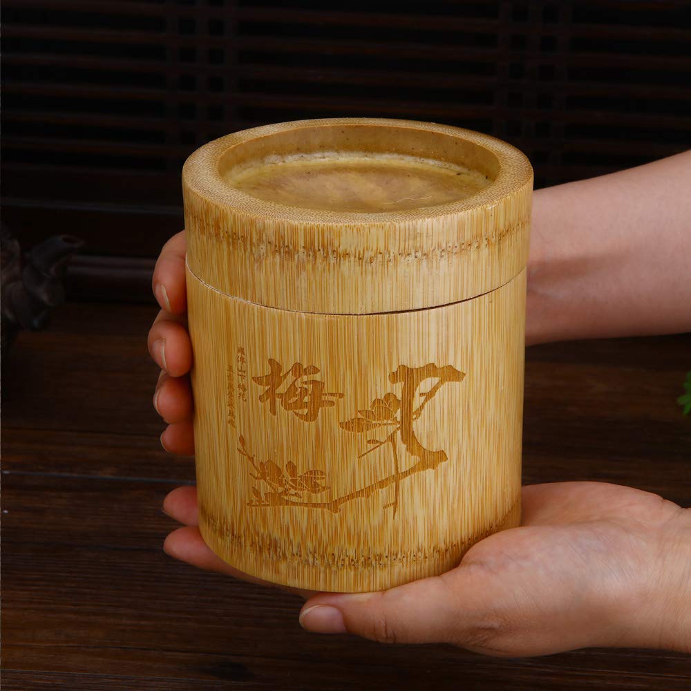 Amazon.co.jp: タバコ用竹灰皿、中国式装飾防風灰皿、蓋付き、中国式