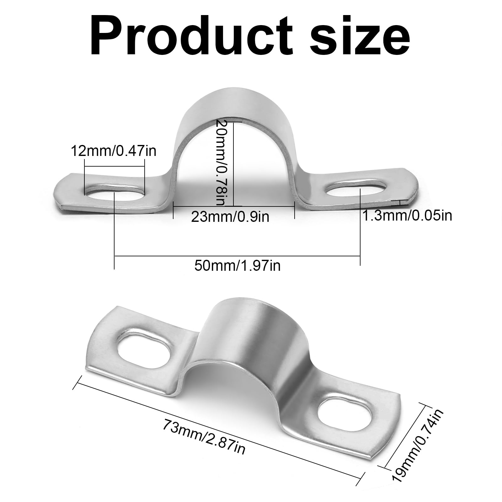Unistrut P1120 - 3-1/2" Pipe And Rigid Steel Conduit Clamp (1-5/8" Ser
