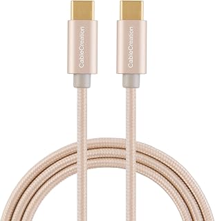 USB C to USB C Cable 10Feet CableCreation USB Type C Braided Data & Charging Cable Compatible with iPad Pro 2020/2019/2018, MacBook(Pro), Galaxy S9/S9+, Pixel XL 2, and More