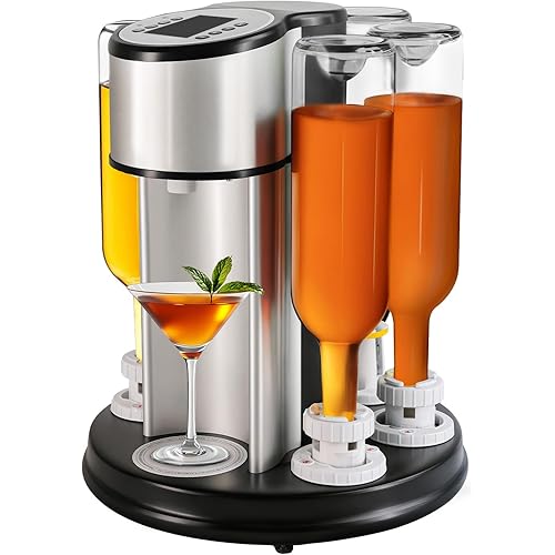Cordless Cocktail Making Machine,No Need Capsules,170 Customizable Recipes,Margarita Cocktail Maker Machine,Voice and Button Control,Family Gatherings and Outdoor Events
