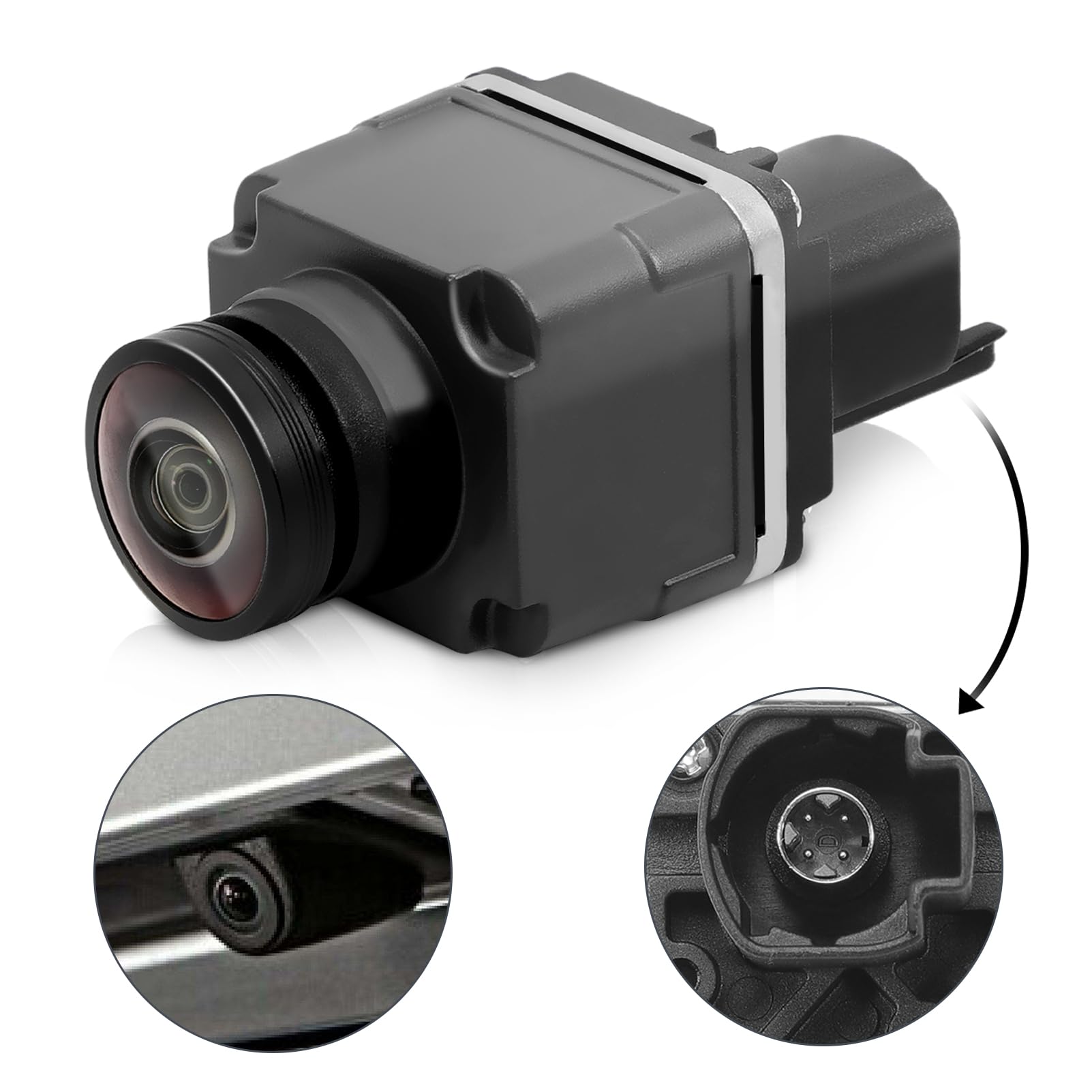 Caméra de recul Surround Camera Mirror Compatible avec A6 A7 A8 Q7 RS6 RS7 7L 7P6980551C 7P6980551B 7P6980551A