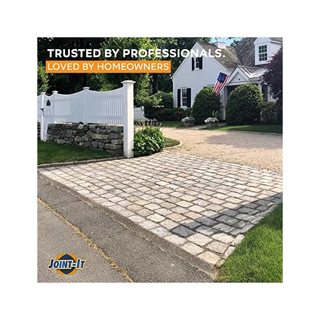 Joint-It Simple Grey Better Polymeric Sand Alternative Haze-Free Patio Jointing Sand for Flagstones and Pavers