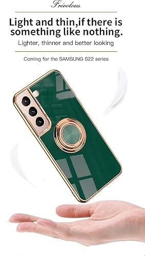 Miniatura 5 de Funda ligera de lujo para teléfono con anillo trasero de color sólido para Samsung Galaxy A22 A32 A72 A82 A24 A34 A33 A52 A14 A54 A53 A13 5G 4G