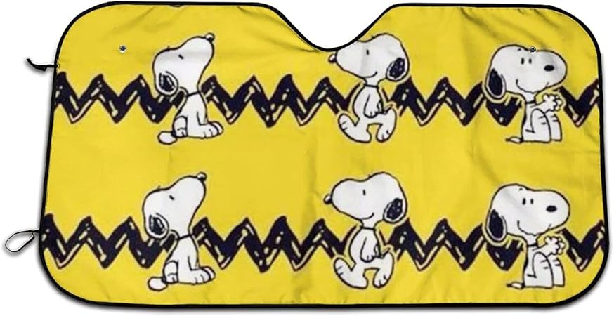 Amazon スヌーピー サンシェード 車 フロントサンシェード 日除け 軽自動車 吸盤 Uvカットキャラクター Zarker グッズ 雑貨 かわいい おしゃれ 車用品 １３０ ７０cm サンシェード 車 バイク