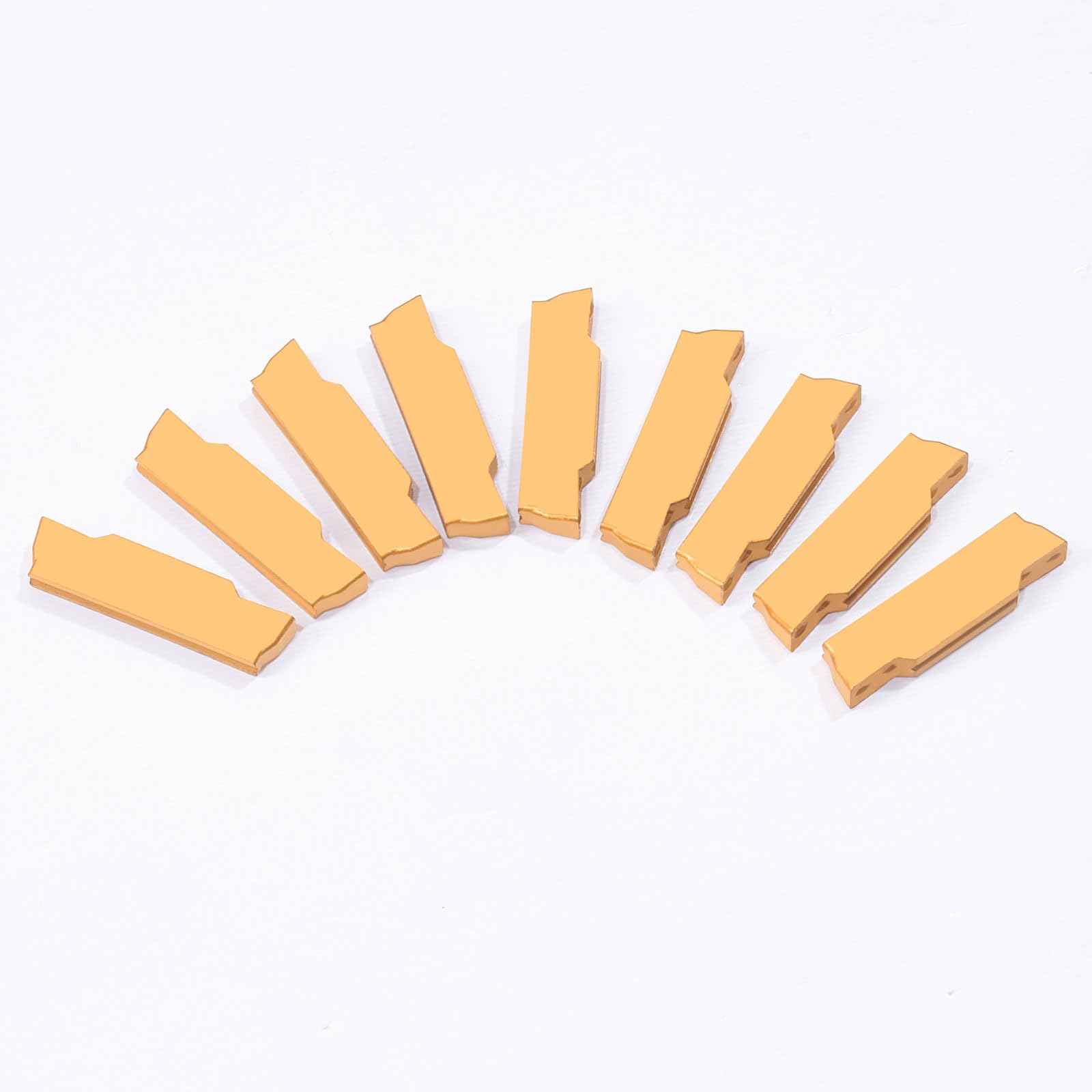 12x12mm Drehmeißel MGEHR1212-1.5 Abstechstahlhalter mit 10 Stück Wendeschneidplatten MGMN150-G für Drehmaschine (MGEHR1212-1.5)