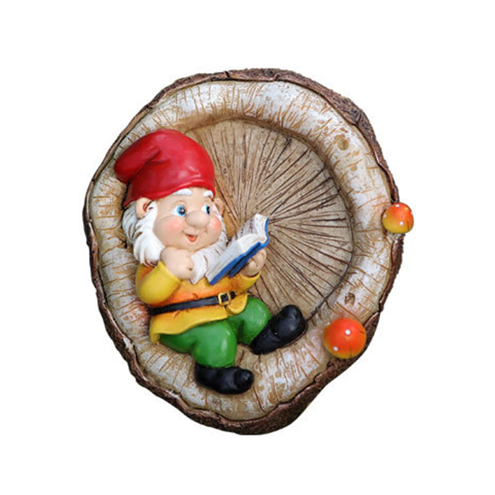 Tree Face Hanging Gnome Decorative Garden Resin Miniature Landscape Ornament Owl Hanging Ornament
