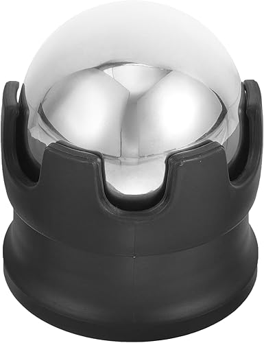 TEHAUX Bola de masaje desmontable de acero inoxidable para relajación muscular de tejido profundo, terapia de rodamiento de hielo para cuello,