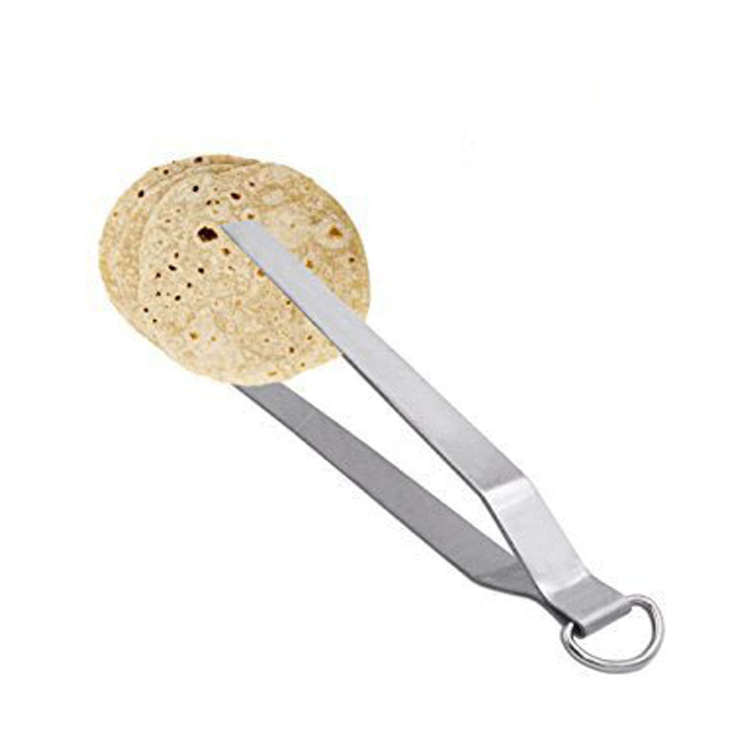 JOLLYJOLLY Kitchen Tong stainless steel, Stainless Steel Heavy Chimta, Serving, Roasting Tong, Chapati Tong