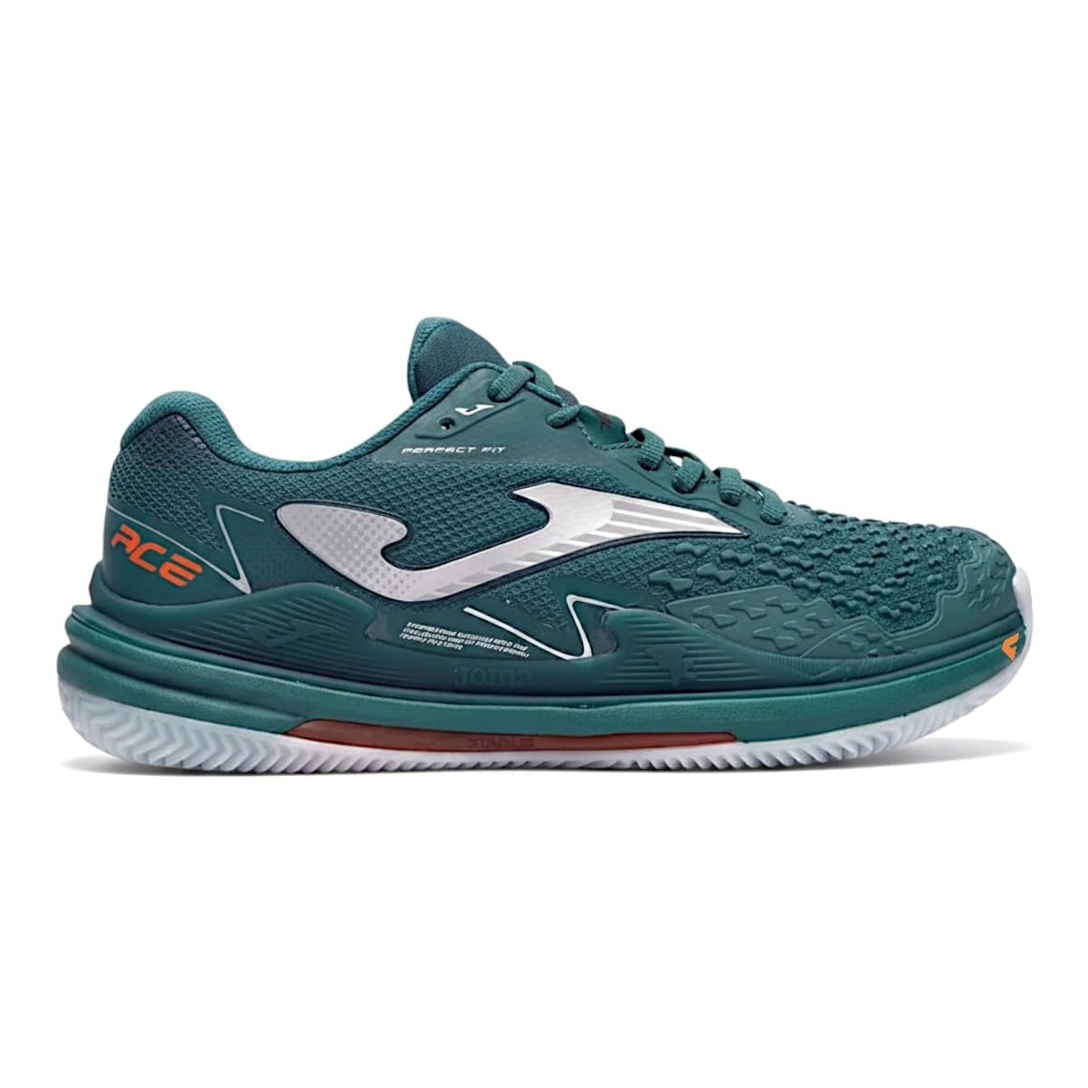 Joma Zapatillas Tenis All Court Hombre Tallas 37-47 Estabilidad con Placa de Carbono y Refuerzo Antitorsión – Ace