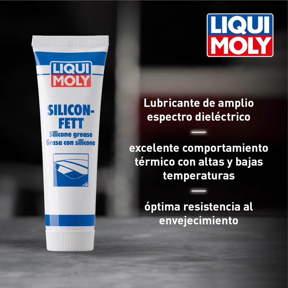 Liqui Moly Grasa con Silicona Transparente, 100 g, Grasa lubricante, SKU 3312