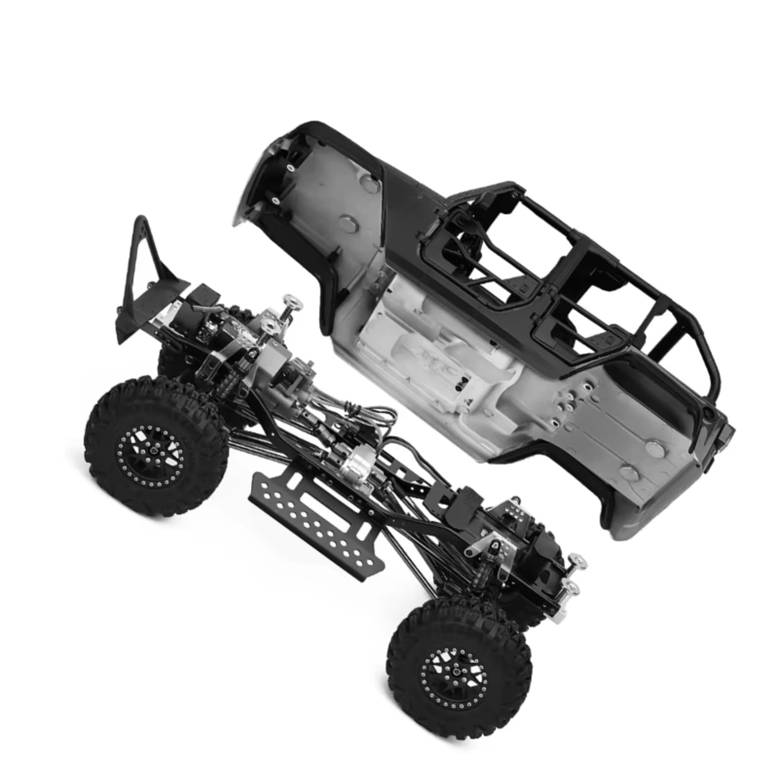 para Axial para SCX10 1/10 RC Soportes De Poste Cuerpo con Imanes