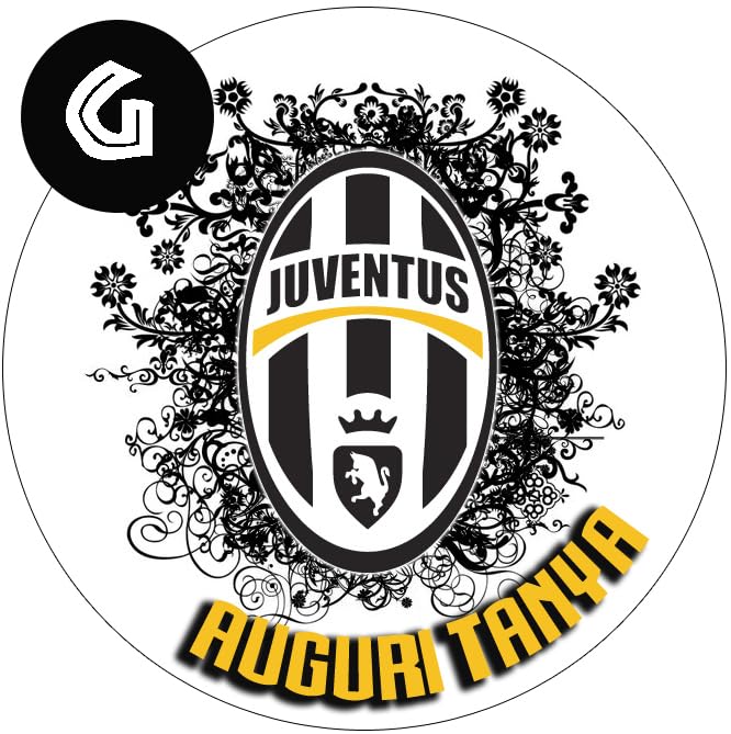 Cialda per Torta Juventus Fibra Vegetale Massima Risoluzione