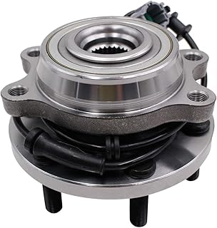 MACEL 515065 Front 4x4 Wheel Hub Bearing Assembly Compatible with 05-17 Nissan Frontier, 05-12 Nissan Pathfinder, 05-15 Nissan Xterra, 2009-2012 Suzuki Equator 6 Lugs W/ABS