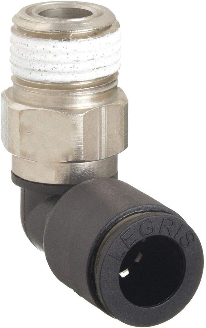 Legris 3109 06 11 Male Elbow, Thread Size 1/8 in NPT, PK10
