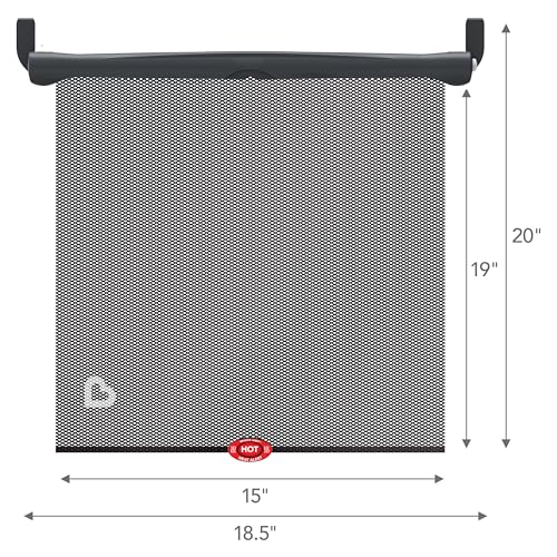 Munchkin Brica Sun Safety Car Window Shade for Baby, 2 Pack, Black - image 6