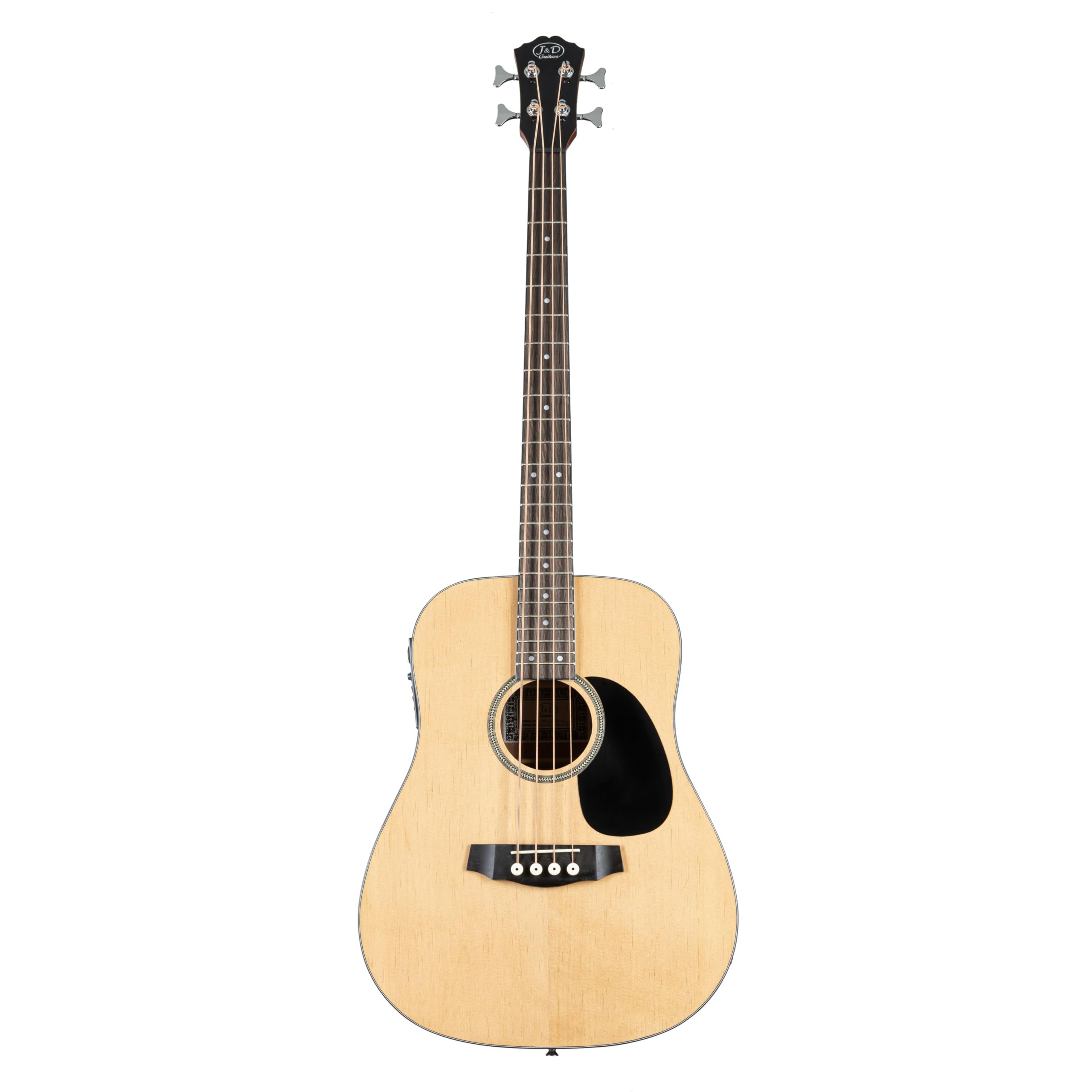 J&D ABG-Solo Natural Akustikbass, Hochwertiger Bass, Beeindruckender Klang