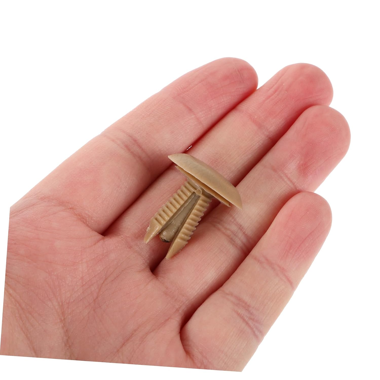 30Pcs Automotive Expansion Screws Plastic Car Retainer Clips Beige