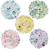 Verschiedene Aufkleber: Jedes Set enthält 250 PVC-Aufkleber mit unterschiedlichen Mustern und Formen, um Ihren unterschiedlichen Anforderungen gerecht zu werden. Dies ist ein tolles Geschenk für Kinder, Jugendliche, Freunde, Familie und andere DIY-Dekorationsliebhaber.