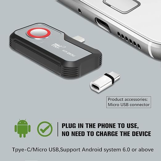 Cámara térmica USB-C Android HT-203U 512x384 resolución miniatura 9