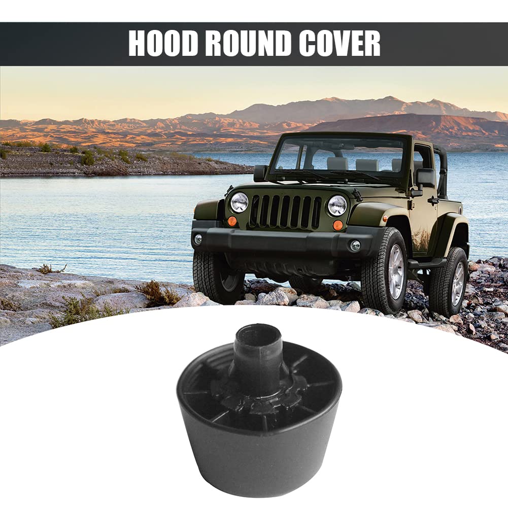 Haubenanschlagpuffer Motorhaube Stoßstangenpolster Schwarz for Jeep Wrangler JK 2007-2017