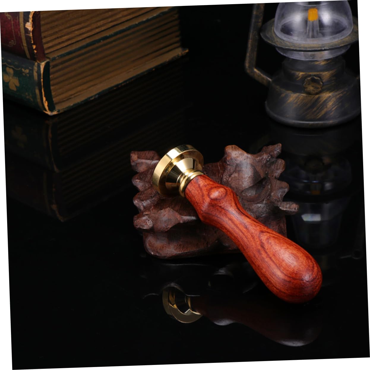 OSALADI 6 Juegos Sello de Cera Retro con Mango de Madera Kit para Invitaciones y Cartas Sello de Lacre Decorativo para Bodas y Fiestas