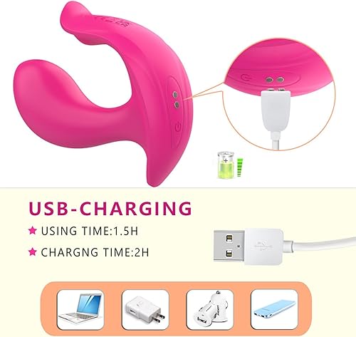 Miniatura 10 de Vibradores de punto G, juguetes sexuales para mujeres, consolador vibrador para parejas, juguetes sexuales para mujeres y hombres (color púrpura)