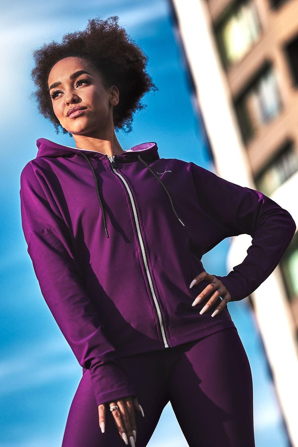 WINSHAPE Damen Functional Comfort Tone in Tone Jacket J008c Traingsjacke