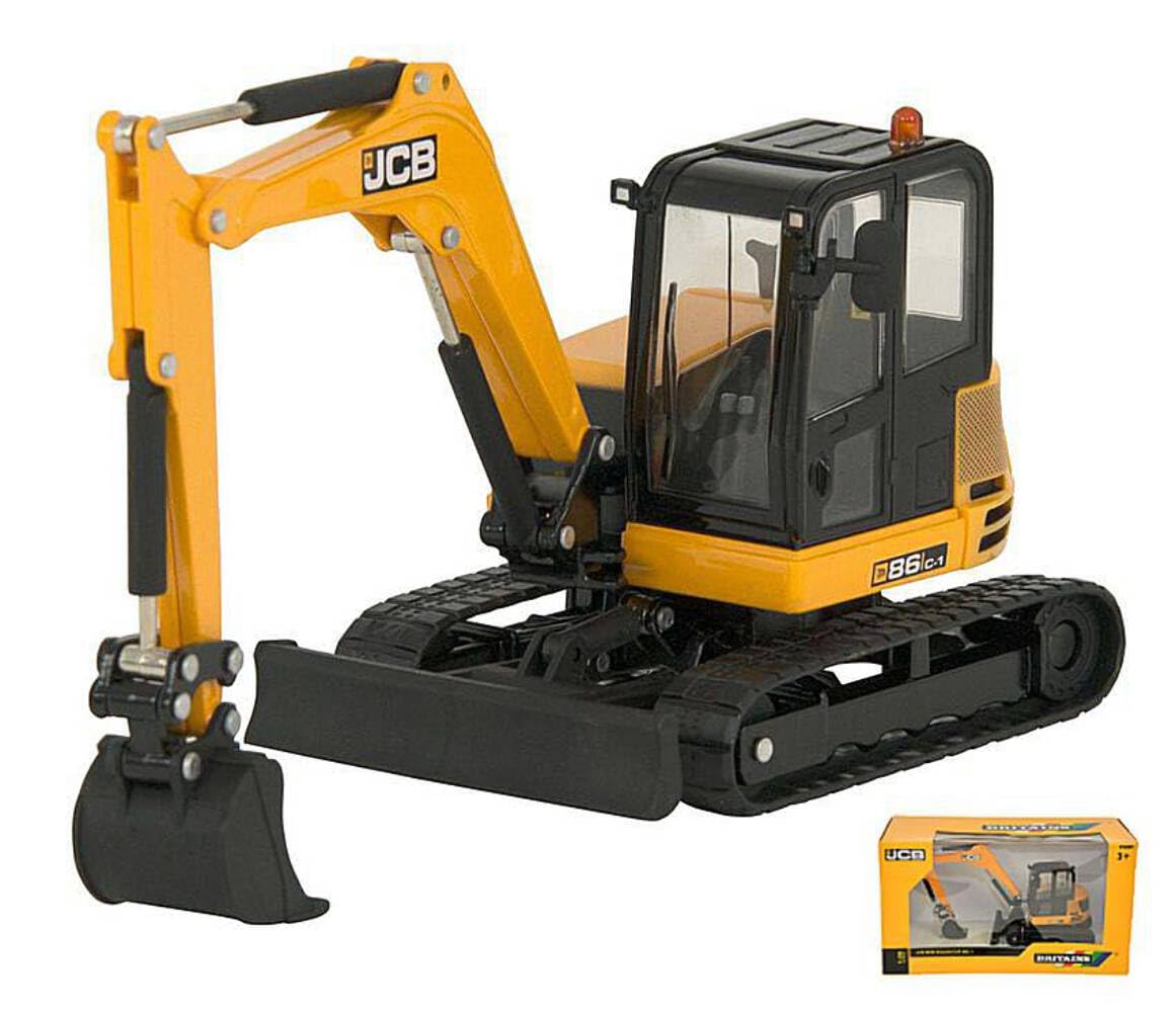 NEW BRITAINS LC43013 JCB 86C-1 MIDI EXCAVATOR 1:32 MODELLINO DIE CAST MODEL
