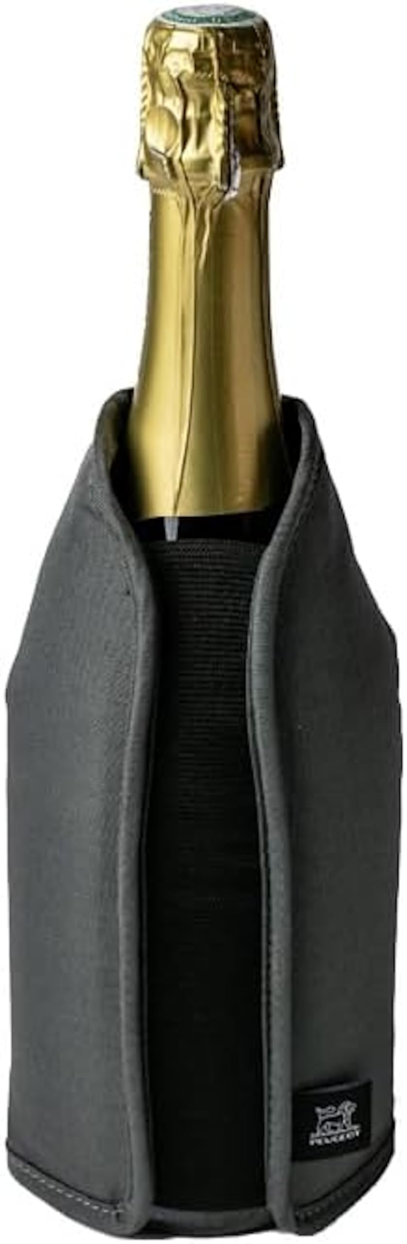 Rafraîchisseur De Bouteille Peugeot Frizz - Refroidit Champagne/Vin En 20 Min - Tissu Nettoyable - Noir