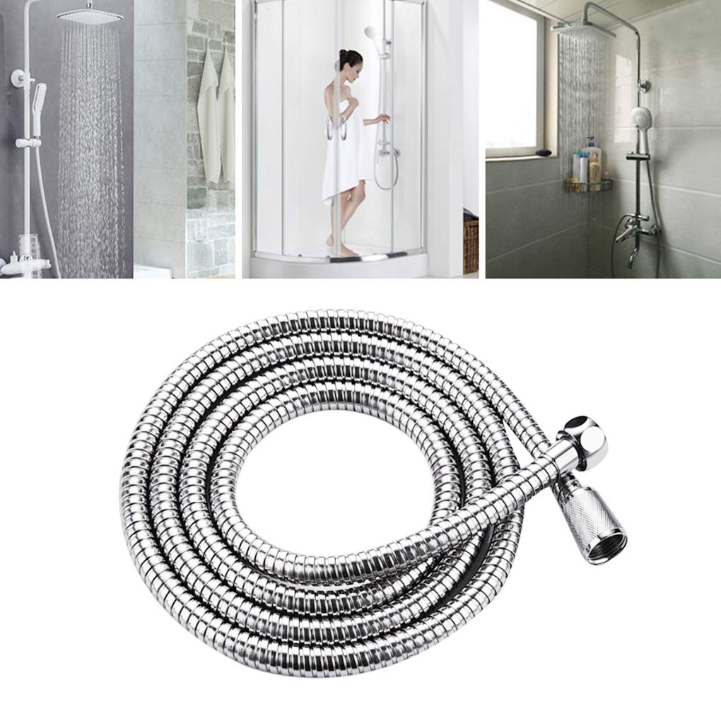 Tuyau De Douche En Acier Inoxydable Noir Mat Haute Pression 1.5m - GOTOTOP - Bricolage