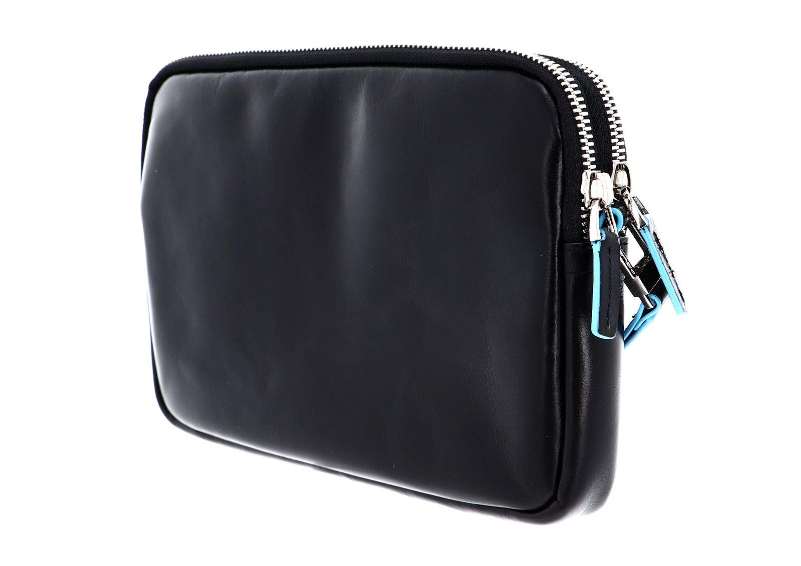 PIQUADRO - Astuccio In Pelle Con Cerniera E Laccio Laterale, Borsa con manico lungo Uomo