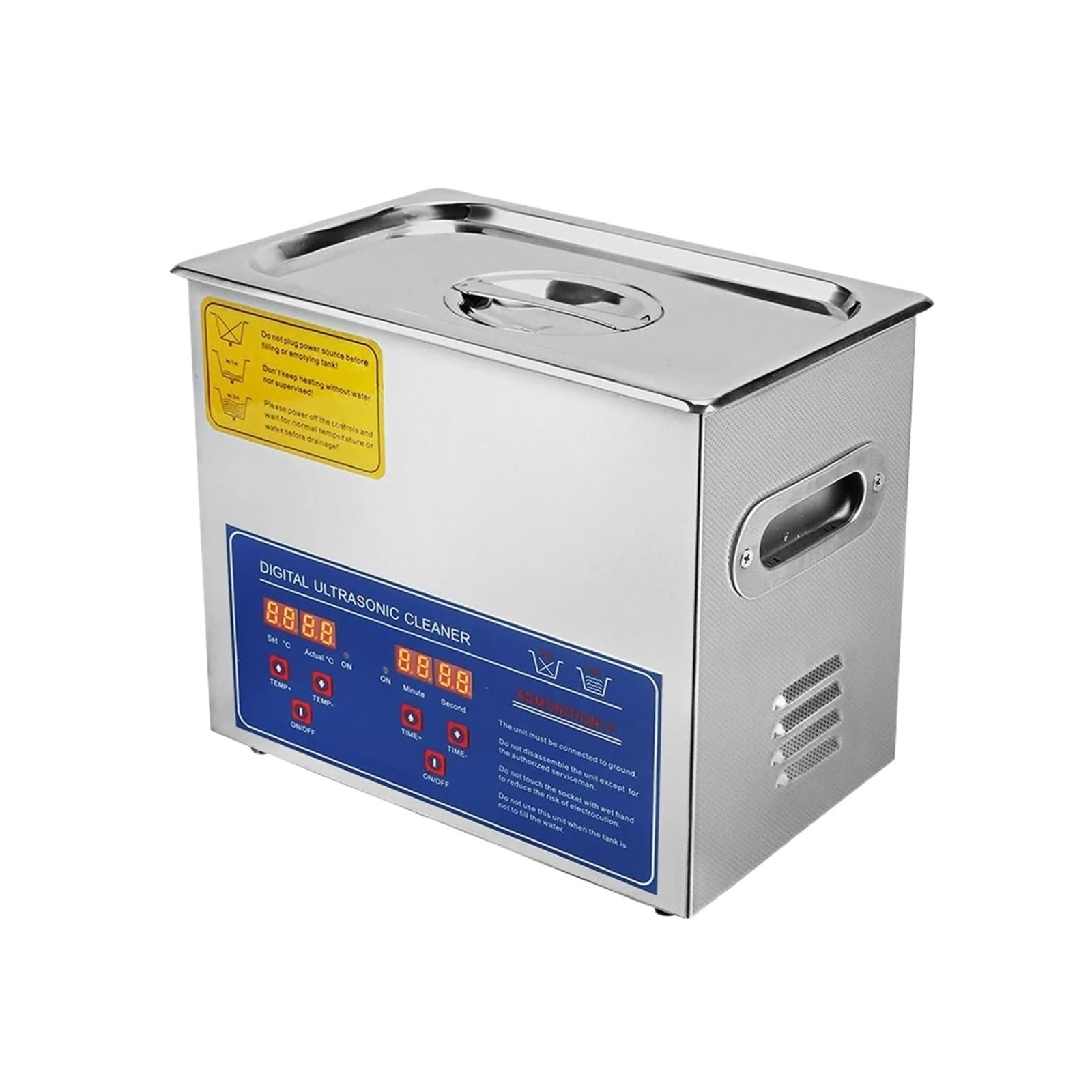 MáQuina Limpiadora UltrasóNica Limpiador Ultrasónico Con Temporizador Digital De 2 L, 3 L, 6 L, 10 L, 15 L, 22 L Y 30 L For Baño De Acero Inoxidable, Máquina For Limpiar Joyas, Gafas Y Relojes(3L)