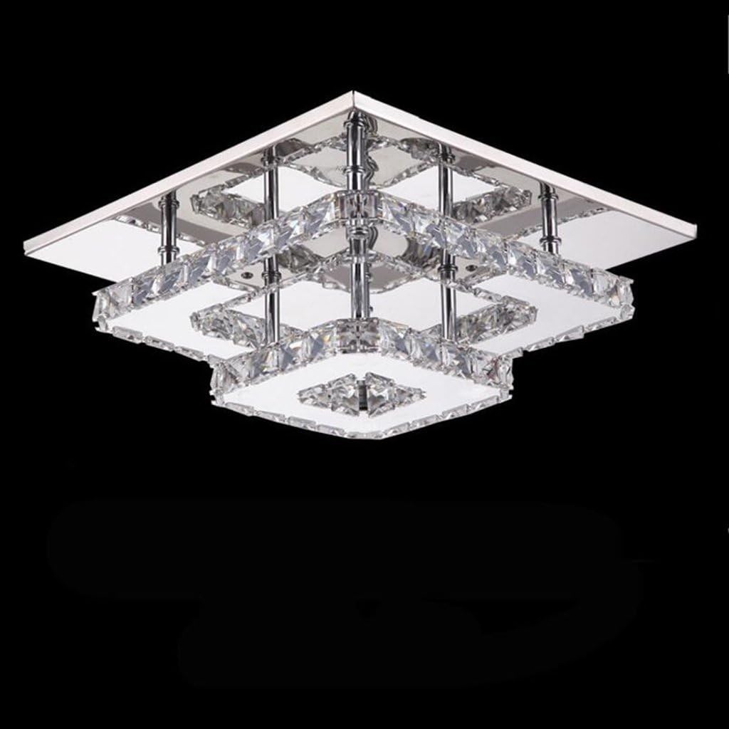 Pendant lights Square Crystal Led Chandeliers Highpower