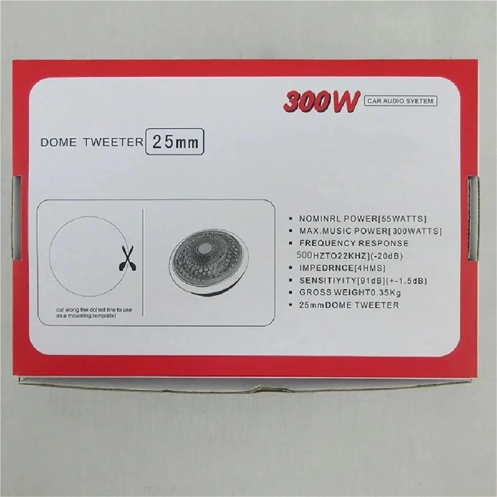 Głośnik Głośnik Wysokotonowy Membrana jedwabna Piłka Treble 300 W Wysokiej mocy Zestaw głośników HIFI Car Audio Marine Car Jest Wygodny w Instalacji Mały Car Audio