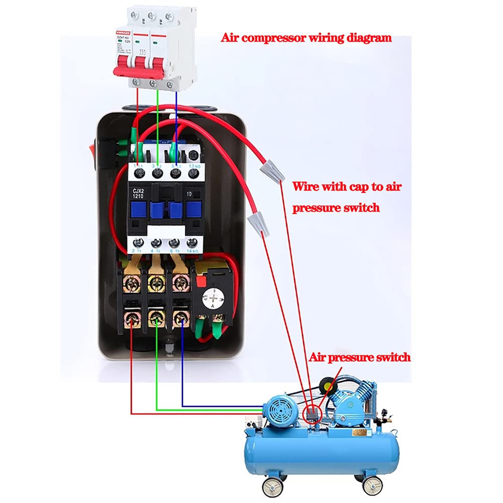 Buy Electric Motor Starter Control Single Phase Starter Motor Control 3 Phase